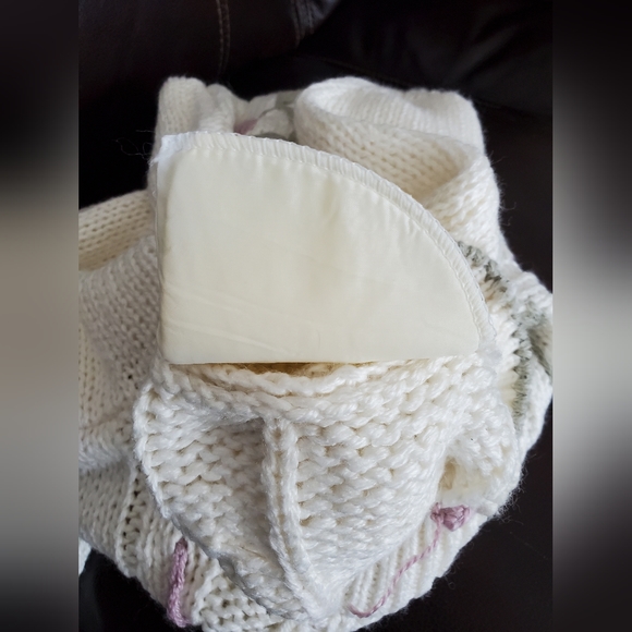 Kimberly Hope NWT Vintage 90's Boho Chic Floral Embroidered Sweater Size M - Picture 8 of 12